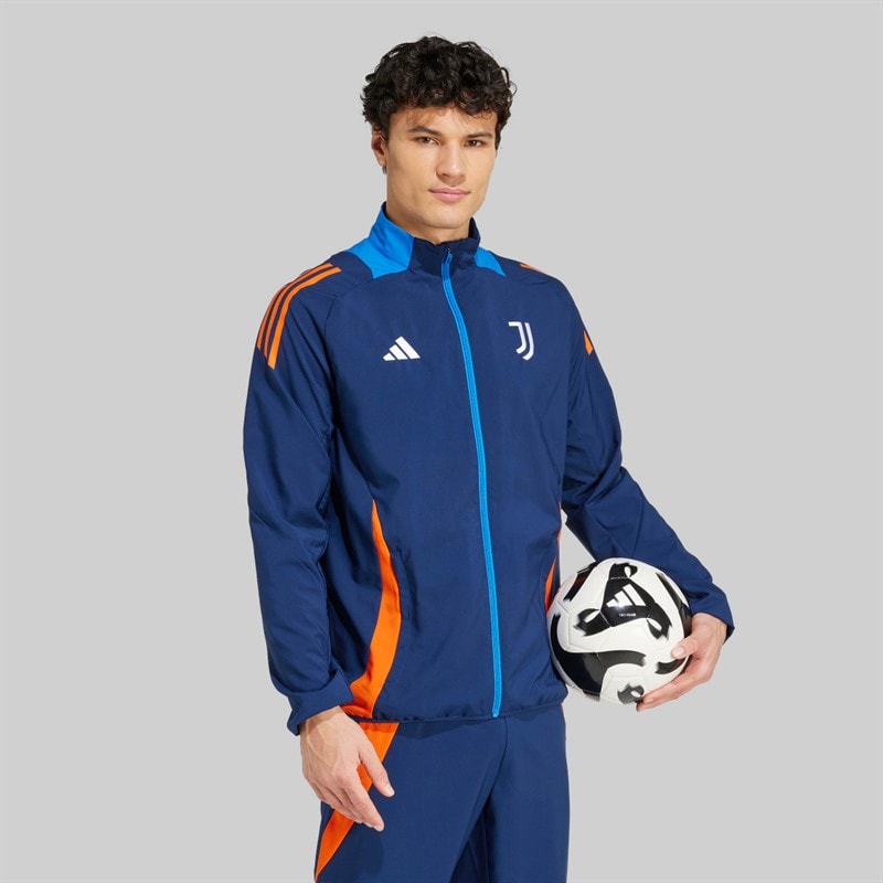 adidas Mens JFC Juventus Tiro 24 Competition Presentation Track Jacket Team Navy Blue - Image 5
