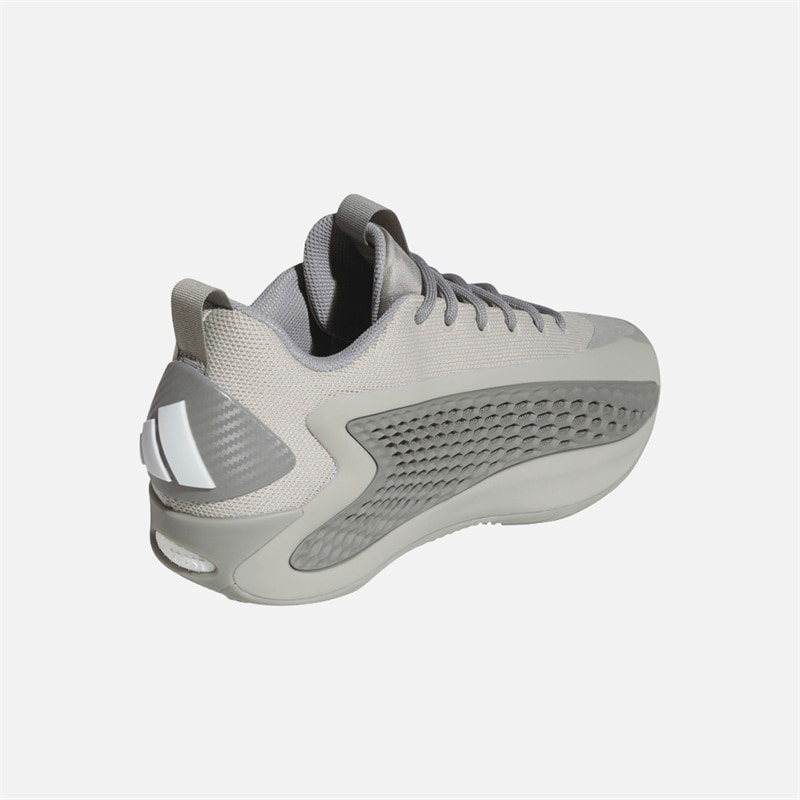 adidas Mens Anthony Edwards 1 Low Trainers Metal Grey/Dove Grey/Cloud White - Image 3