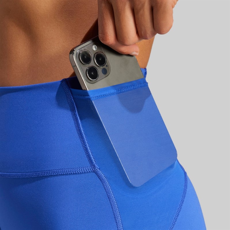 adidas Womens Tailored Hiit Training 7/8 Leggings Semi Lucid Blue - Image 3
