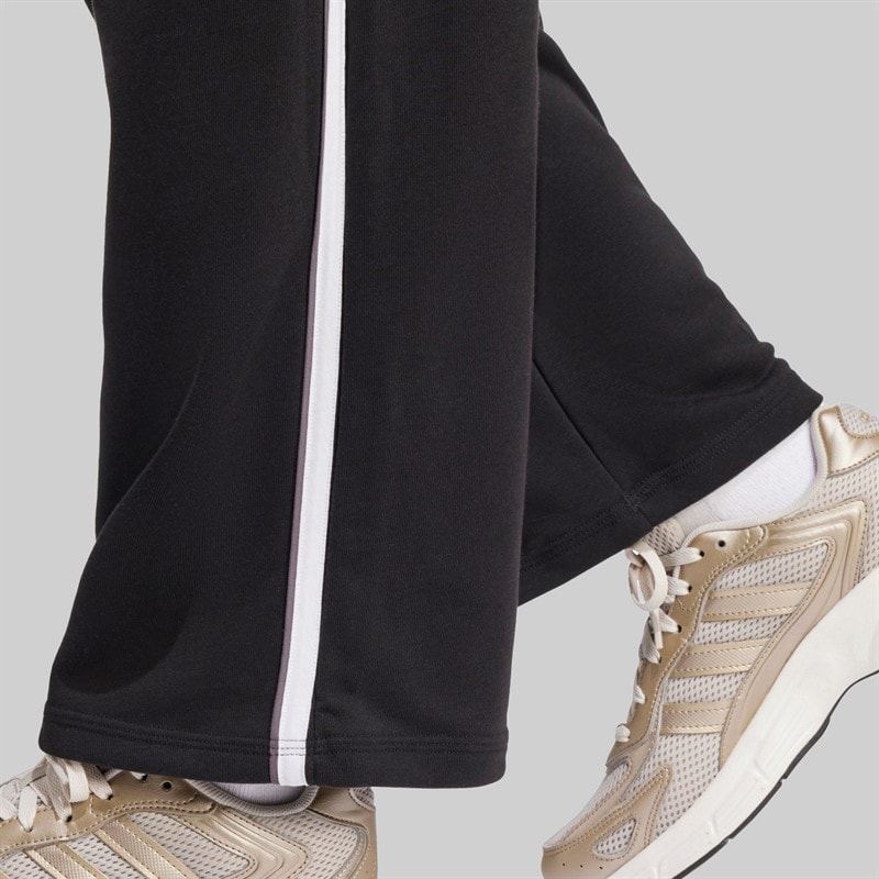 adidas Womens Essentials Colour Pop French Terry Joggers Black - Image 4