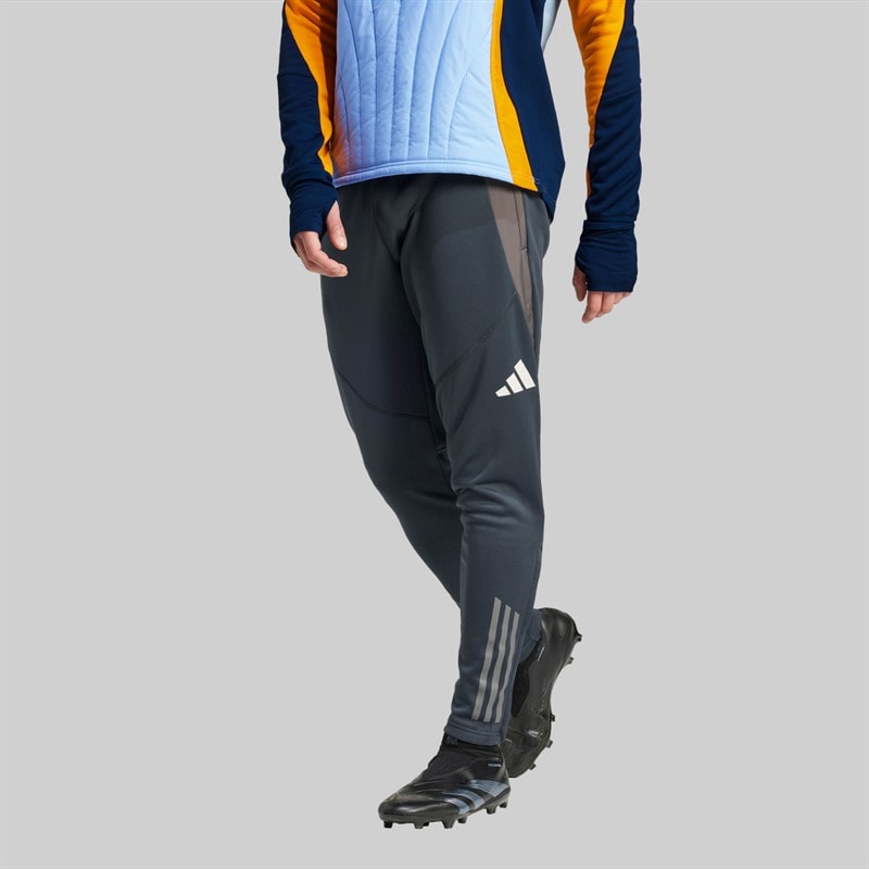 adidas Mens RMCF Real Madrid 24/25 Tiro Winterized Track Pants Dark Grey/Putty Mauve/Charcoal - Image 1