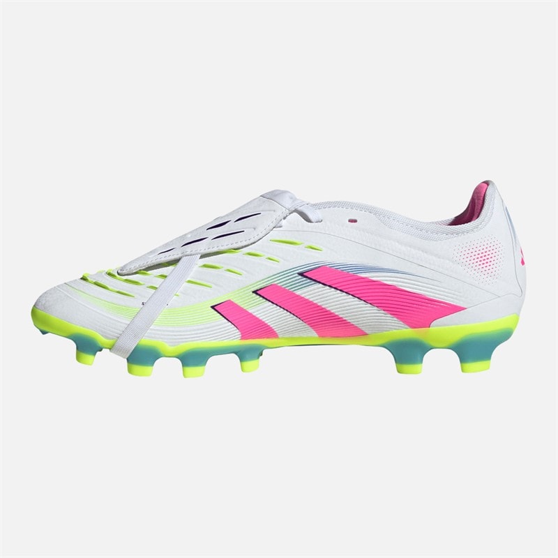 adidas Mens Predator Pro FT MG Multi Ground Football Boots Cloud White/Lucid Pink/Lucid Lemon - Image 5