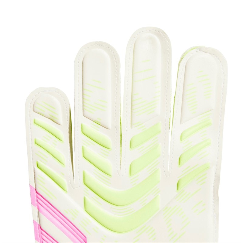 adidas Predator Training Goalkeeper Gloves White/White/Lucid Lemon - Image 3