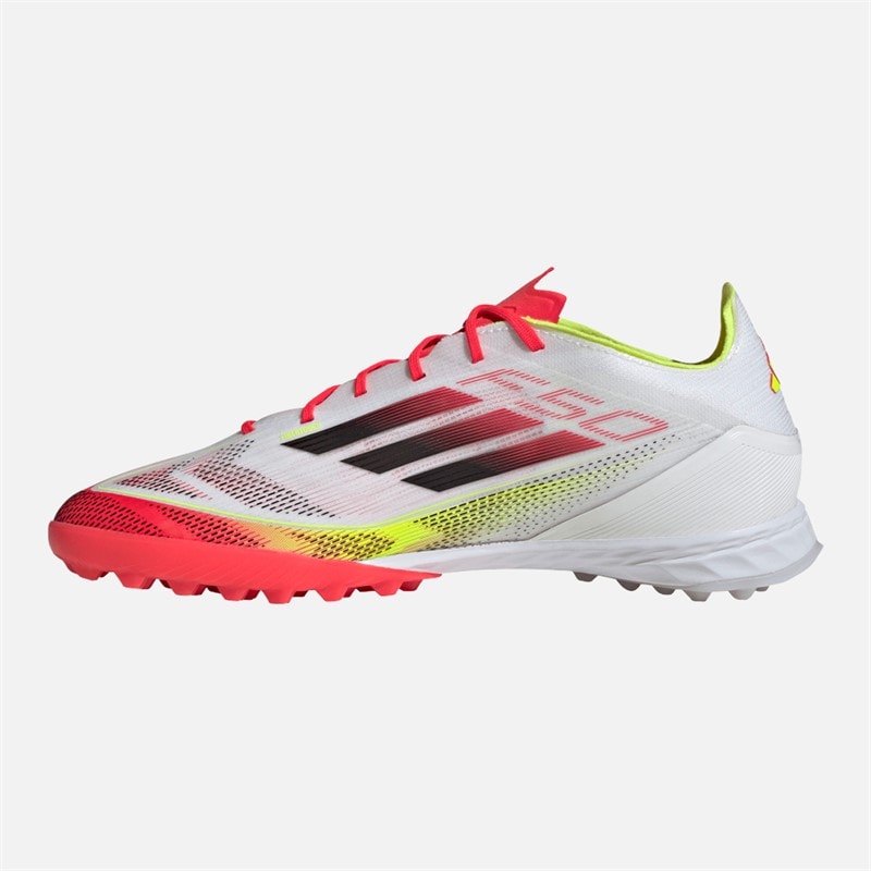 adidas Mens F50 Pro TF Astro Football Boots Cloud White/Core Black/Solar Yellow - Image 5