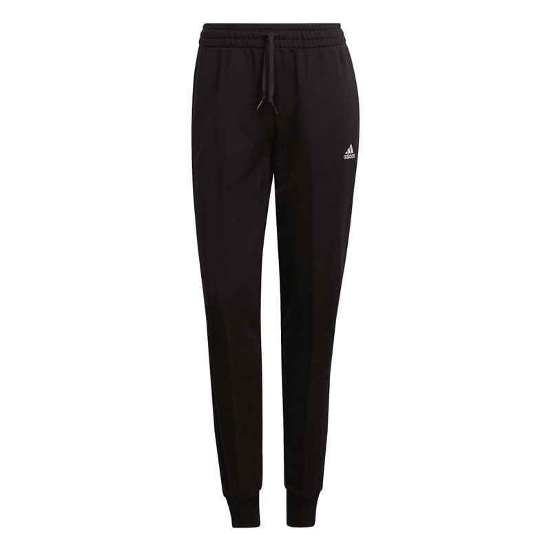 adidas Womens Essentials Logo French Terry Tracksuit Light Pink/Black - Image 3