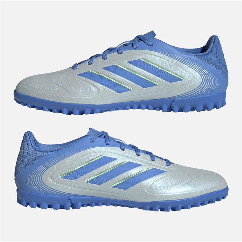 adidas Mens Copa Pure 3 Club TF Astro Football Boots Halo Blue/Blue Fusion/Lucid Lemon