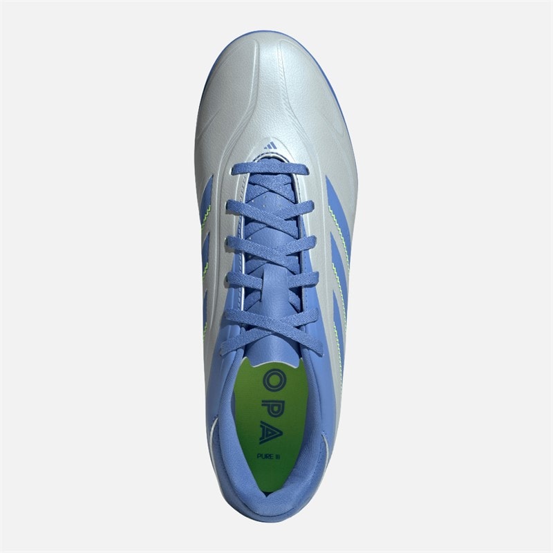 adidas Mens Copa Pure 3 Club TF Astro Football Boots Halo Blue/Blue Fusion/Lucid Lemon - Image 4