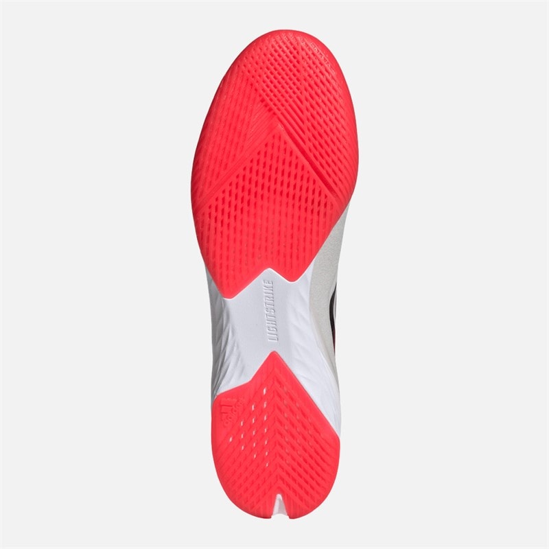 adidas Mens F50 Pro Indoor Football Boots White/Black/Solar Yellow - Image 2