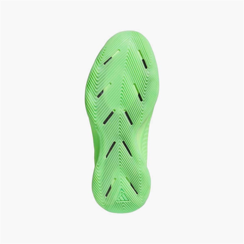 adidas Mens Anthony Edwards 1 Low 'Slime' Basketball Shoes Lucid Lime/Aurora Ink/Core Black - Image 2