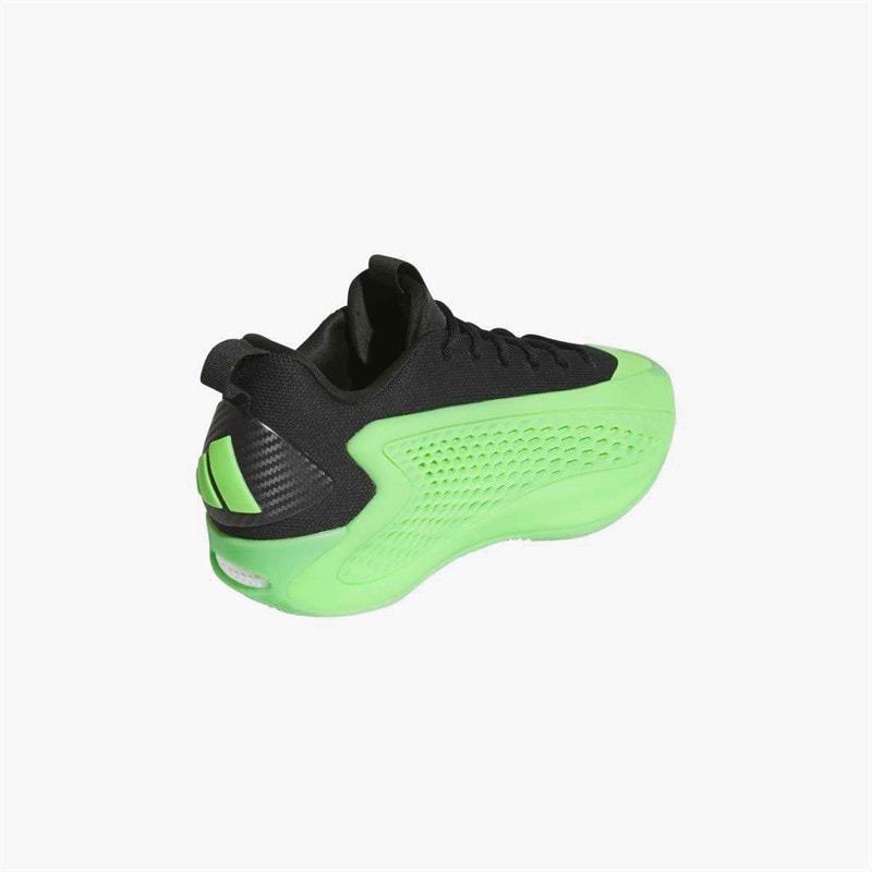 adidas Mens Anthony Edwards 1 Low 'Slime' Basketball Shoes Lucid Lime/Aurora Ink/Core Black - Image 3