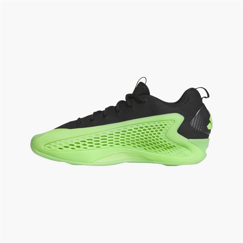 adidas Mens Anthony Edwards 1 Low 'Slime' Basketball Shoes Lucid Lime/Aurora Ink/Core Black - Image 5