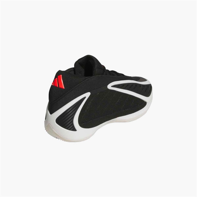 adidas Mens Anthony Edwards 2 Basketball Trainers Core Black/Zero Metalic/Lucid Red - Image 3