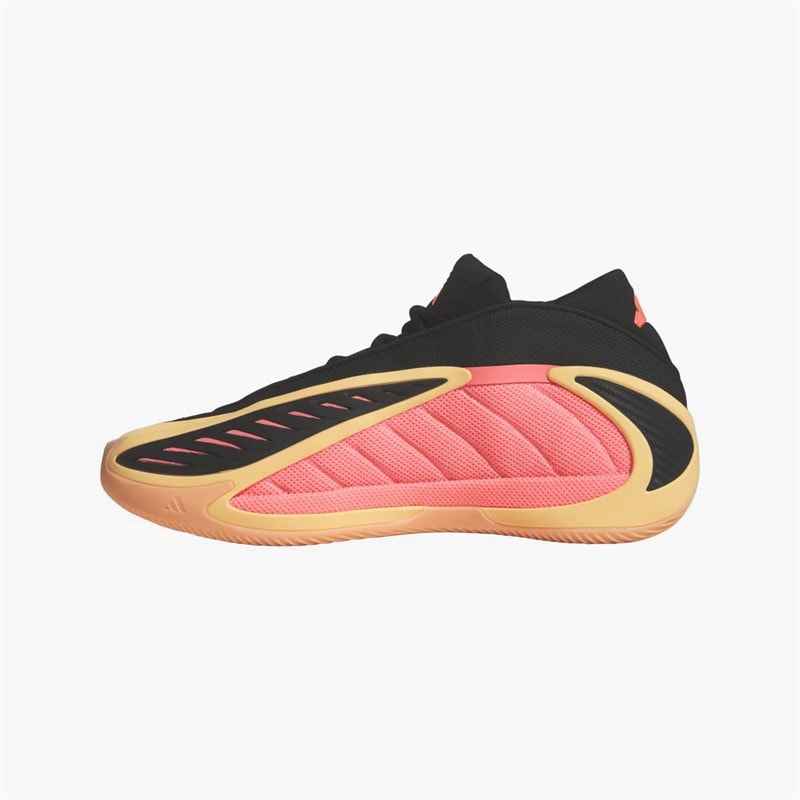 adidas Mens Anthony Edwards 2 'With Love' Basketball Shoes Acid Orange/Core Black/Acid Red - Image 5