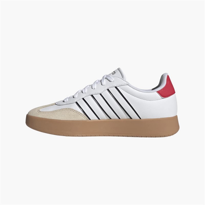 adidas Mens Barreda Trainers Cloud White/Cloud White/Pure Ruby - Image 5