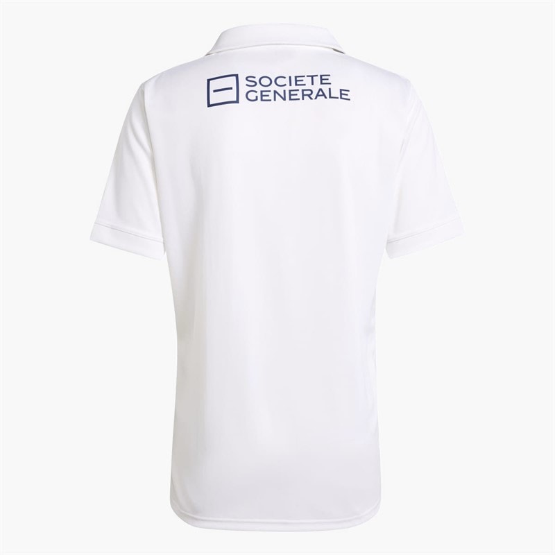 adidas Mens FFR France Rugby 24/25 Away Jersey White - Image 2