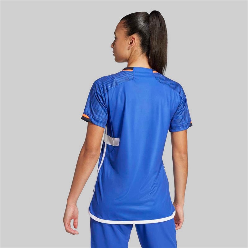 adidas Womens FFHB France Handball 25/26 Home Replica Jersey Semi Lucid Blue - Image 3