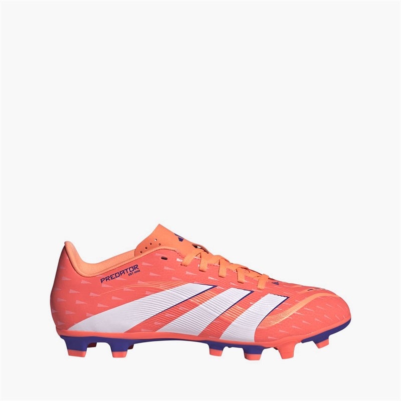 adidas Mens Predator Club FG/MG Firm/Multi Ground Football Boots Signal Coral/Cloud White/Beam Orange
