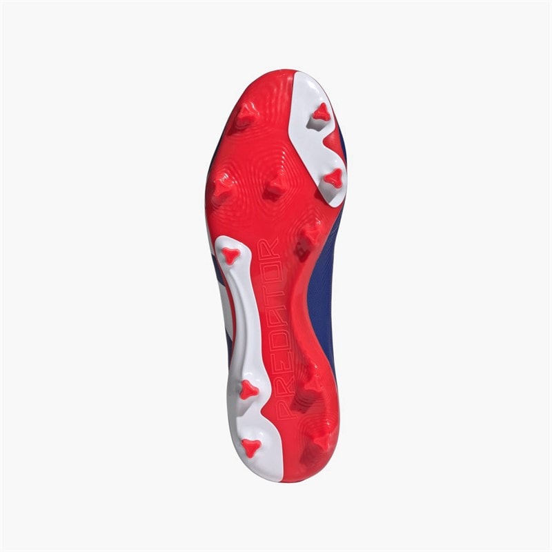 adidas Mens Predator League Advancement Pack FG Firm Ground Football Boots Lucid Blue/Cloud White/Solar Red - Image 2