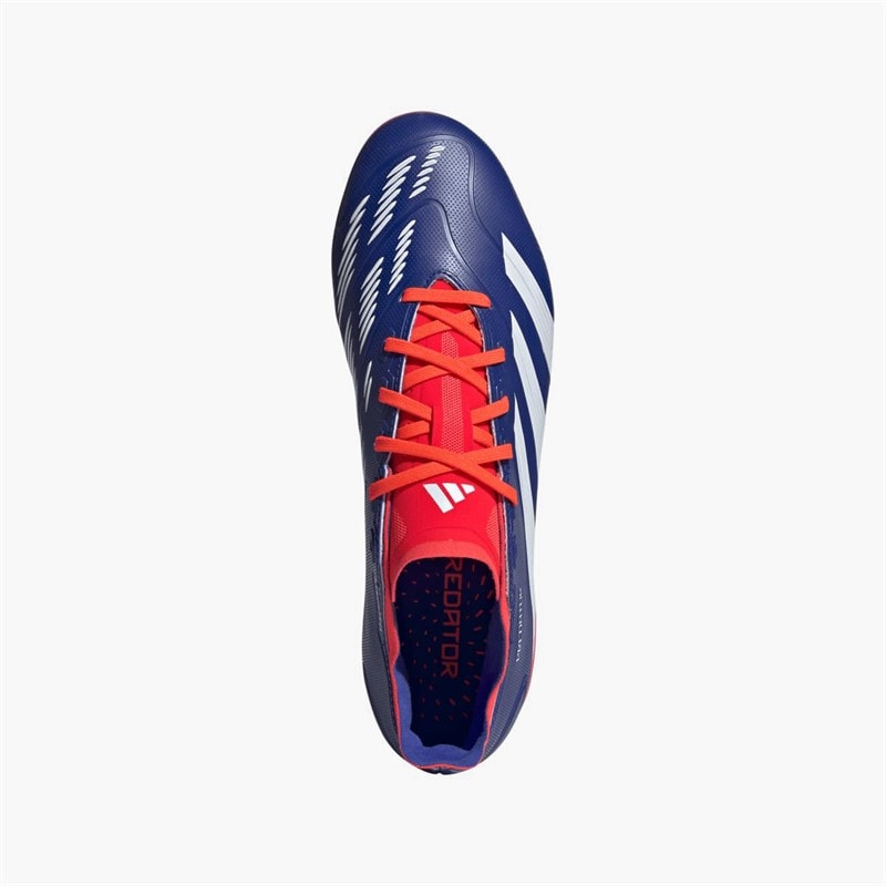 adidas Mens Predator League Advancement Pack FG Firm Ground Football Boots Lucid Blue/Cloud White/Solar Red - Image 4