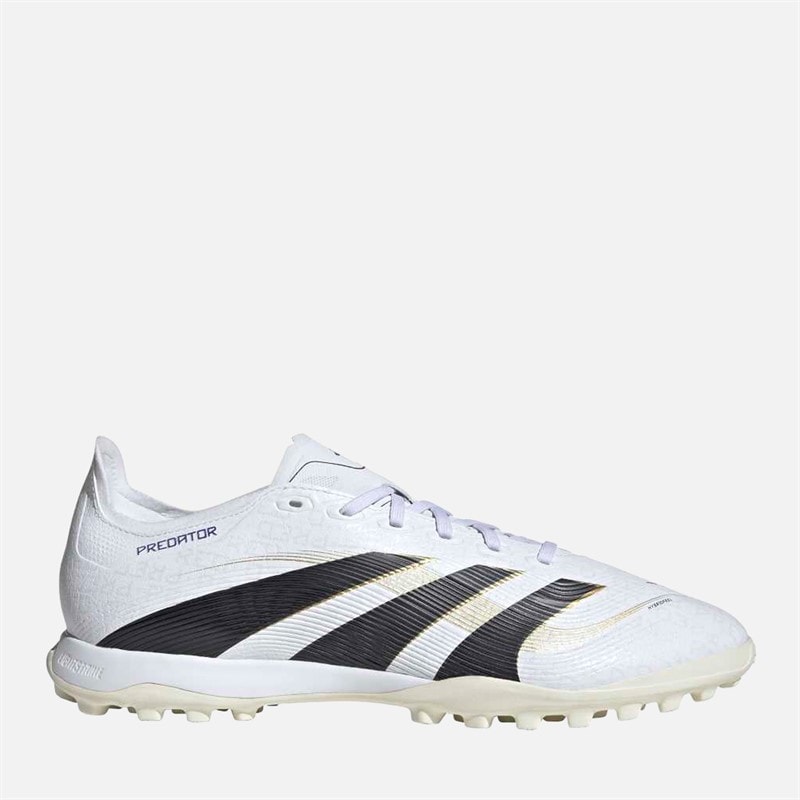 adidas Mens Predator League TF Astro Football Boots Cloud White/Core Black/Gold Metallic