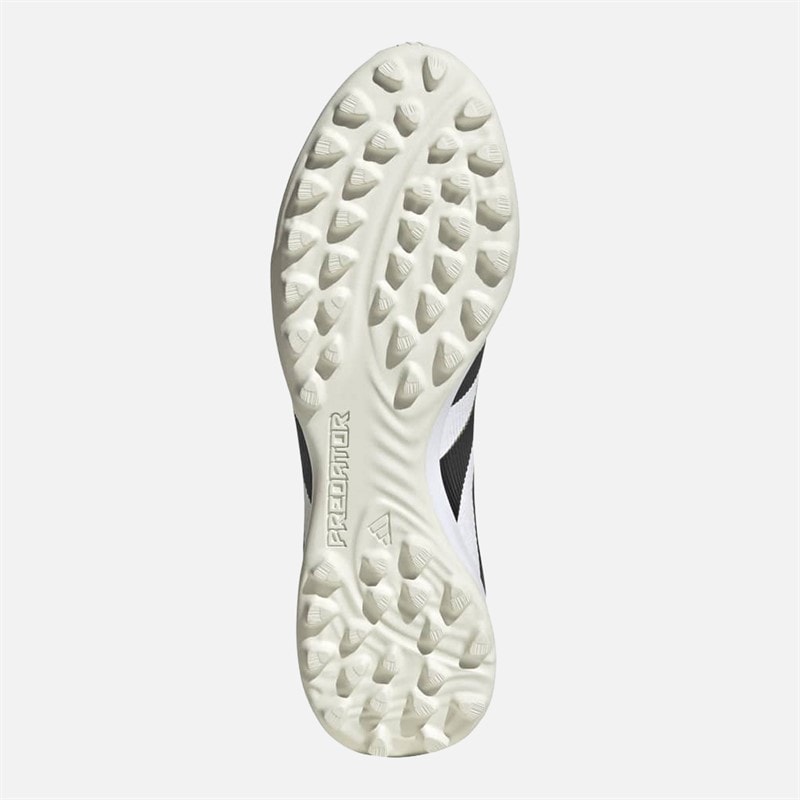 adidas Mens Predator League TF Astro Football Boots Cloud White/Core Black/Gold Metallic - Image 2