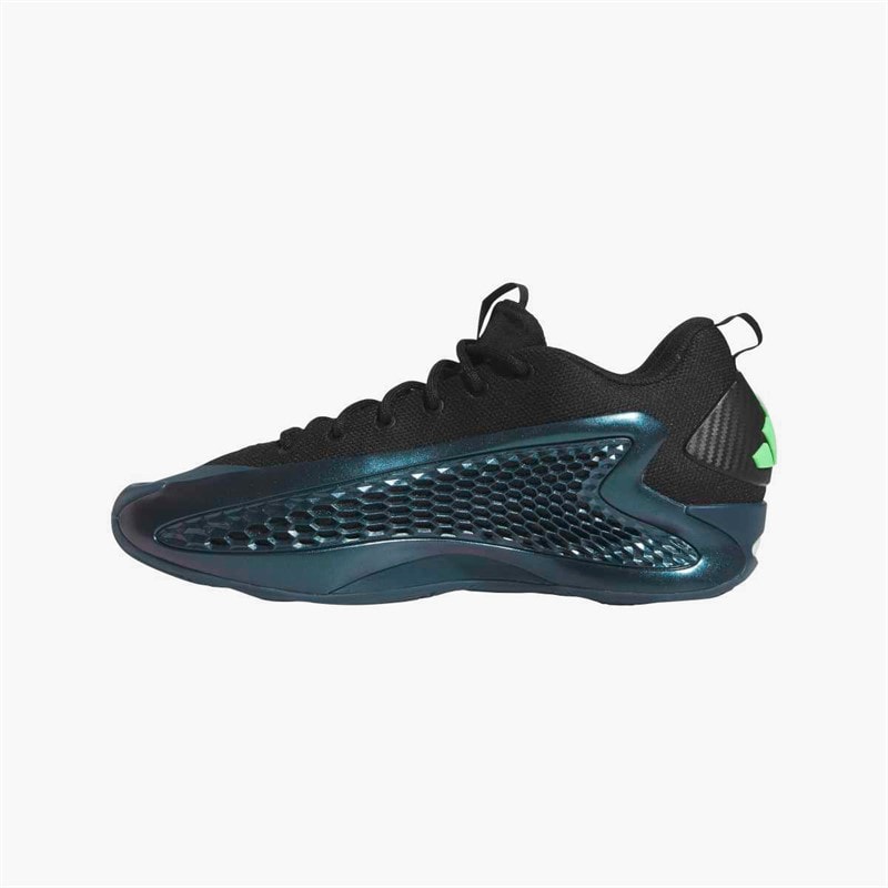 adidas Mens Anthony Edwards 1 Low 'Metamorphosis' Basketball Shoes Arctic Night/Core Black/Screaming Green - Image 5