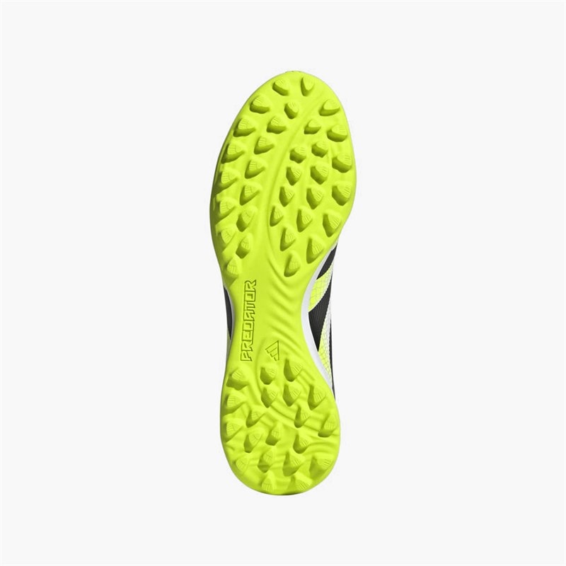 adidas Mens Predator League Fold Over Tongue TF Astro Football Boots Cloud White/Core Black/Lucid Lemon - Image 2