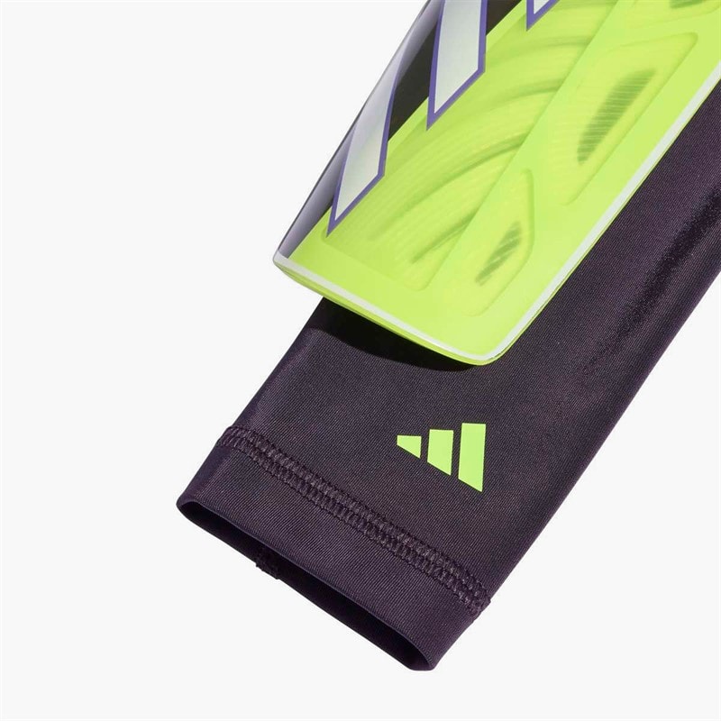 adidas Mens Tiro League Slip In Shin Guards Lucid Lemon/White/Lime Burst - Image 3