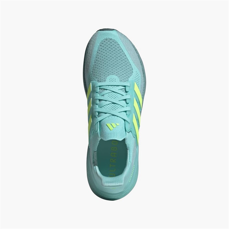 adidas Mens Ultraboost 5 Neutral Running Shoes Flash Aqua/Lucid Lemon/Mint Ton - Image 4
