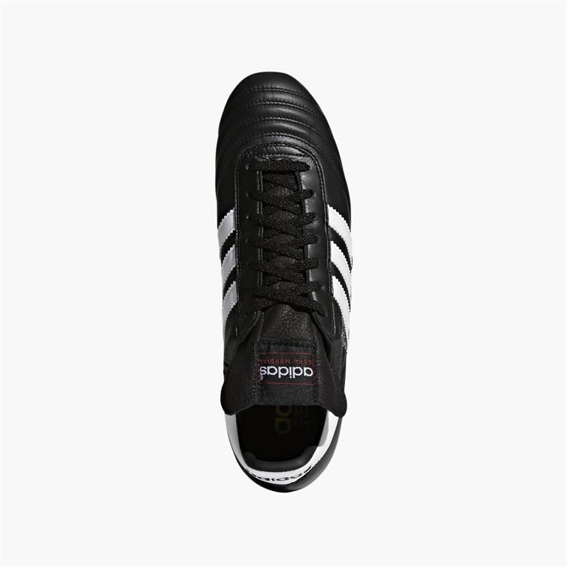 adidas Mens Copa Mundial FG Firm Ground Football Boots Black/Footwear White/Black - Image 4