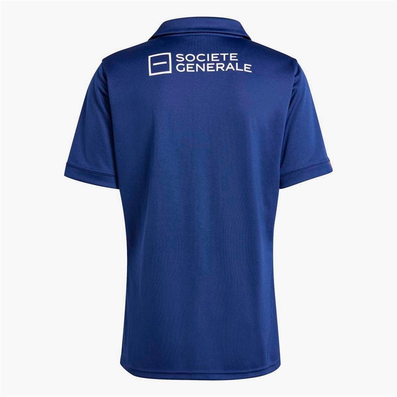 adidas Mens FFR France Rugby 24/25 Home Jersey Dark Blue - Image 2