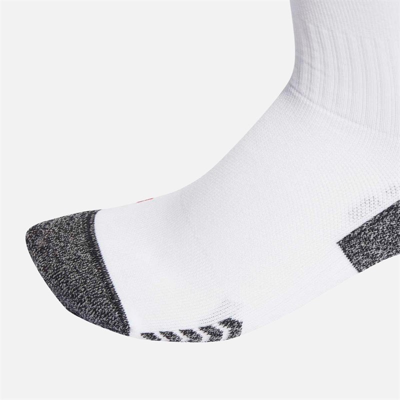 adidas Mens AFC AJAX 23/24 Home Socks White - Image 3