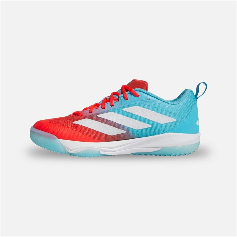 adidas Mens Adizero Impact Turf Baseball Shoes Bright Cyan/Footwear White/Bright Red - Image 5