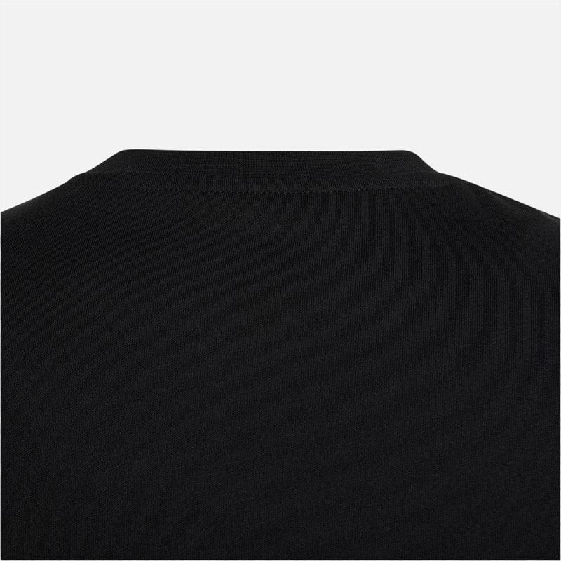 adidas Mens Badge Of Sport Logo T-Shirt Black - Image 4