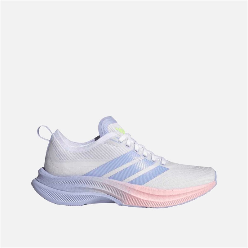 adidas Womens Moveboost Neutral Running Shoes Footwear Footwear White/Violet Tone/Hi-Res Yellow