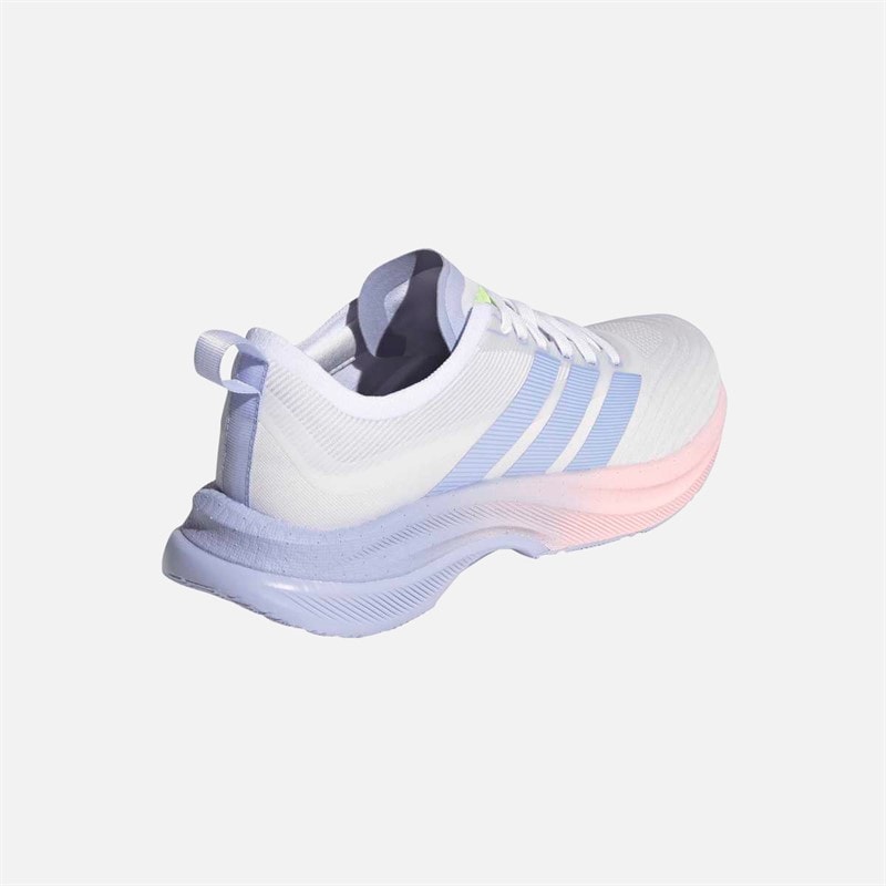 adidas Womens Moveboost Neutral Running Shoes Footwear Footwear White/Violet Tone/Hi-Res Yellow - Image 3