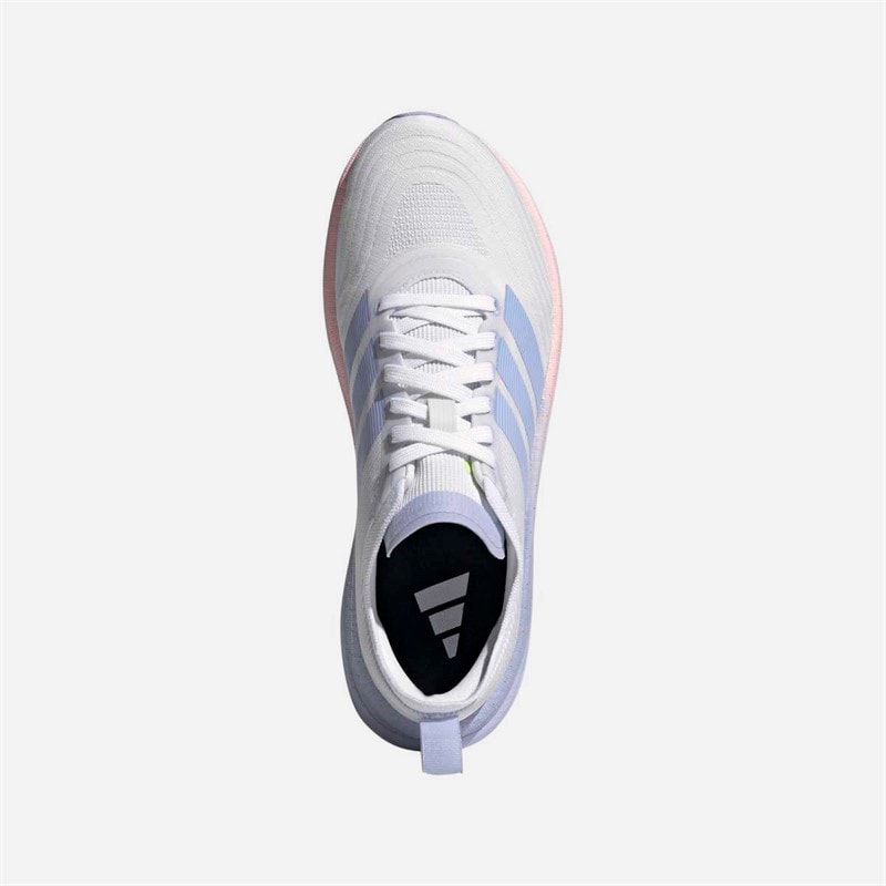 adidas Womens Moveboost Neutral Running Shoes Footwear Footwear White/Violet Tone/Hi-Res Yellow - Image 4