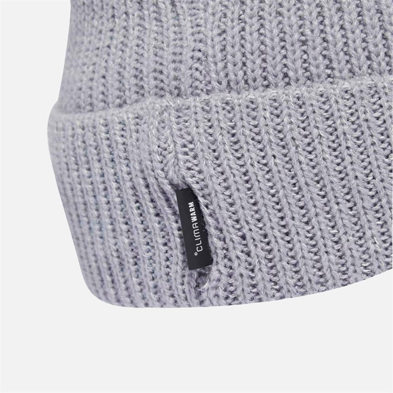 adidas Mens Run X Climawarm Beanie Halo Silver/Reflective Silver - Image 4