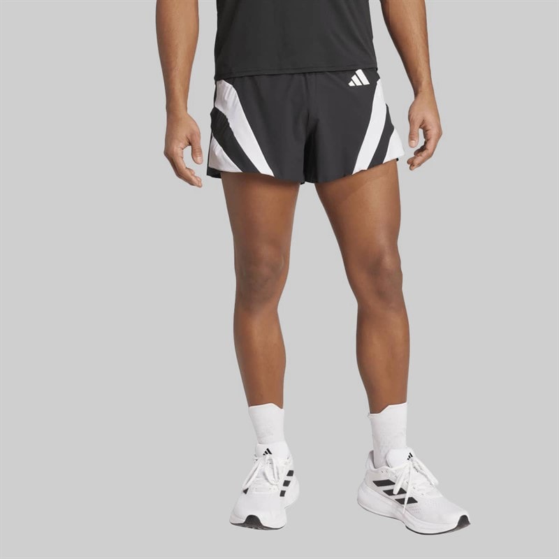 adidas Mens Adizero Archive Running Gel Shorts Black