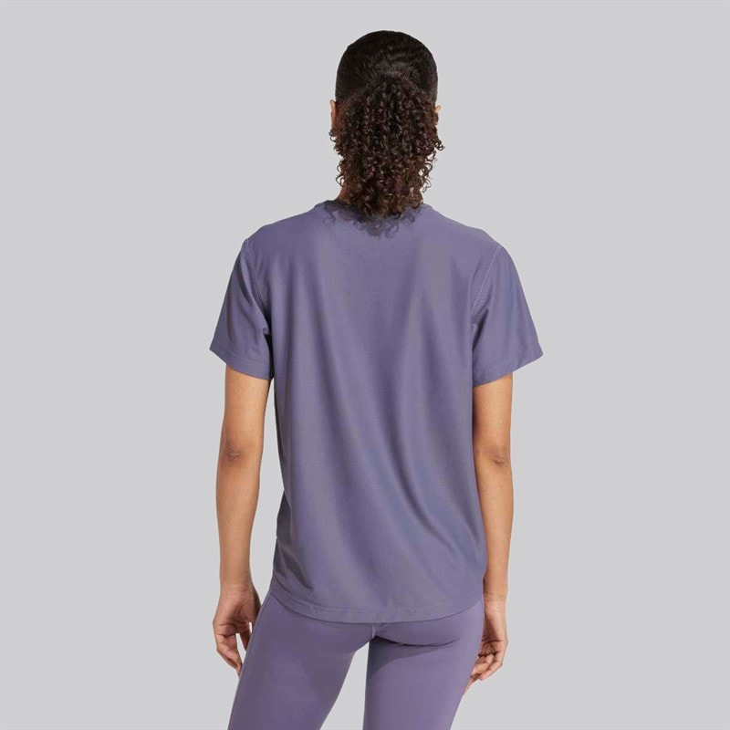 adidas Womens Own The Run Running T-Shirt Preloved Violet - Image 2