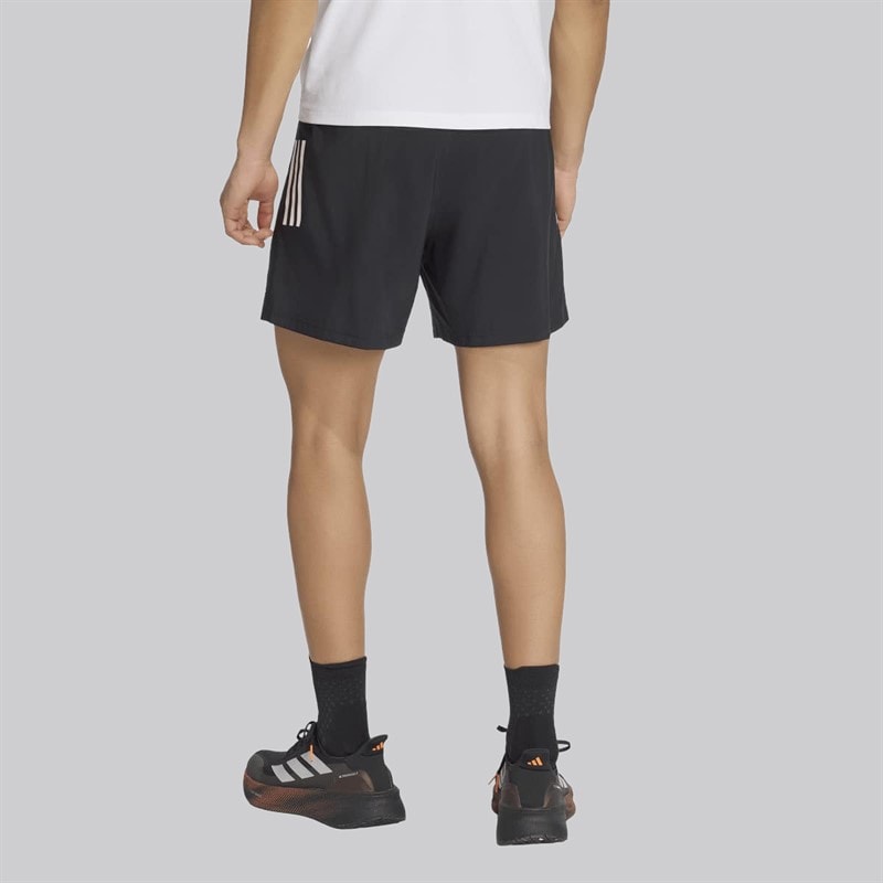 adidas Mens Own The Run Running Shorts Black - Image 2