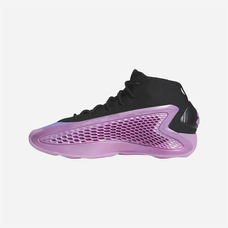 adidas Mens Anthony Edwards A.E. 1 Low Basketball Shoes Core Black/Preloved Purple/Preloved Purple - Image 5