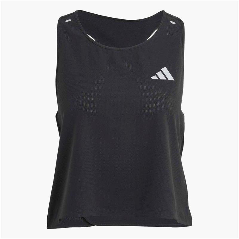 adidas Womens Adi365 Climacool+ Running Crop Top Black - Image 5