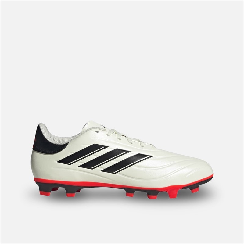 adidas Mens Copa Pure II Club FXG Flexible Ground Football Boots Ivory/Core Black/Solar Red