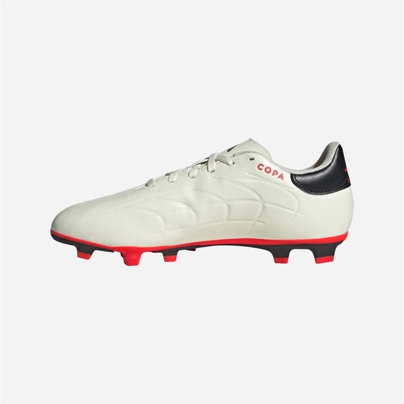 adidas Mens Copa Pure II Club FXG Flexible Ground Football Boots Ivory/Core Black/Solar Red - Image 5