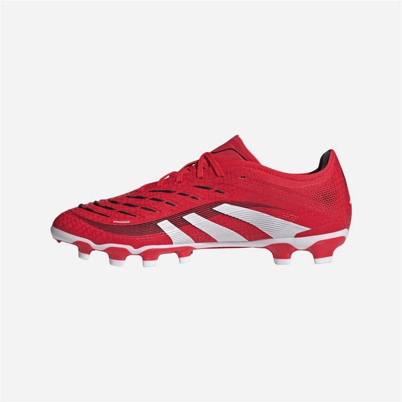 adidas Mens Predator Pro MG Multi Ground Football Boots Lucid Red/Cloud White/Core Black - Image 5