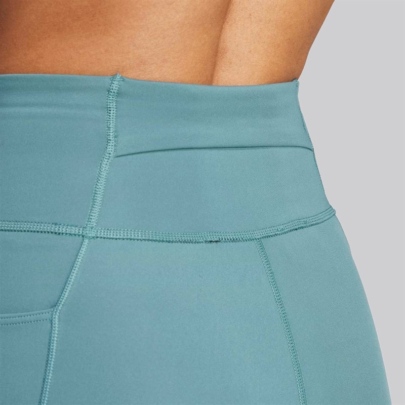 adidas Womens Own The Run Running Tight Short Leggings Preloved Teal - Image 4