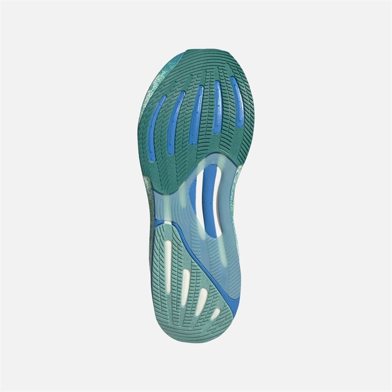 adidas Womens Supernova Rise 2 Neutral Running Shoes Chalk White/Silver Metallic/Glory Green - Image 2