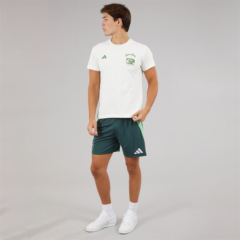 adidas Mens Berlin Snack Graphic T-Shirt Off White - Image 4