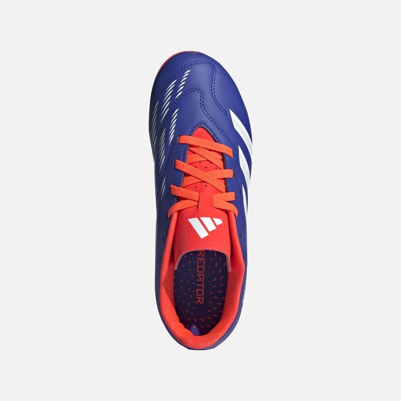 adidas Kids Predator Club Advancement Pack FXG Firm Ground/Multi Ground Football Boots Lucid Blue/Core White/Solar Red - Image 4